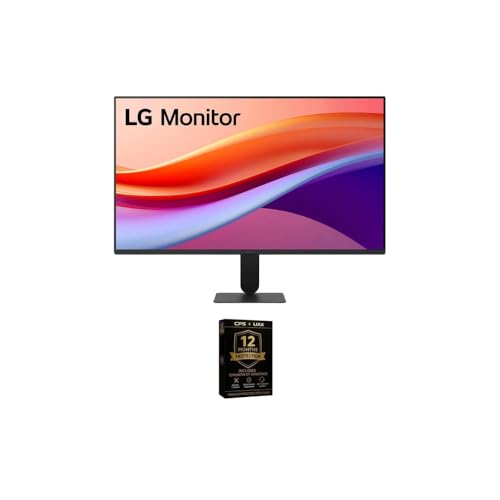 Image of LG 24 Inch IPS Full HD 120Hz HDR10 Flicker Safe Computer Monitor with Slim Stand HDMI Cable 12 Month CPS Extended Warranty Screen Cleaner Eye Care Mode Reader Mode and Low Blue Light