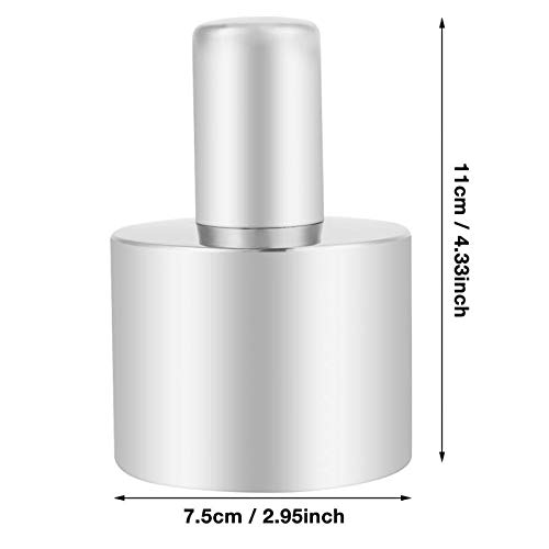 labor alkohol brenner, Dentalalkoholbrenner, 200 ml 304 Edelstahl, verdickter Alkoholbrenner, Biologie, Chemie, Dentallaborlampe mit Docht-Stromzählern zum Testen des Dentalalkoholbrenners