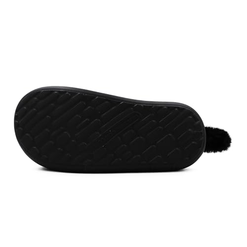 Image of VRITRAZ Women's Comfort Slip On Closed Toe Warm Winter House Clog Indoor Slipper with Cute Print and Degins