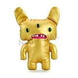 Fuggler Gold Fuggs by ZURU Funny Ugly Monster, Plush, Collectible, Toy (Reeko - All Over Gold)
