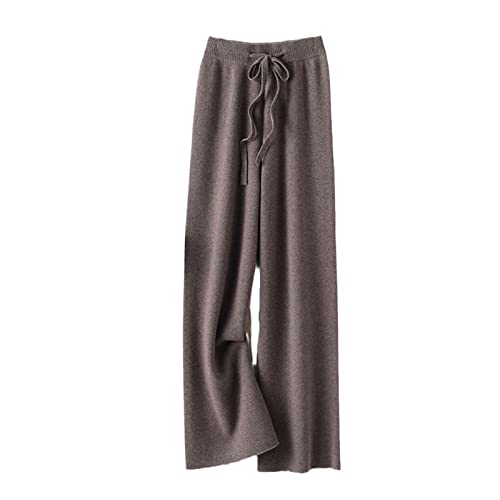 Pantalon ample taille haute Sweejim en tricot pour affiner la silhouette sans serrer au quotidien