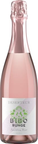 BIBO RUNGE Deserteur Sparkling Rosé Zero – alkoholfreier Sekt Rheingau (1 x 0.75 l)