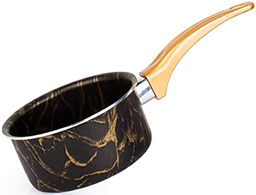 ACAR HOME12cm Marbel Desigen To Kacerol Pattern By Turkey - Black And Gold
