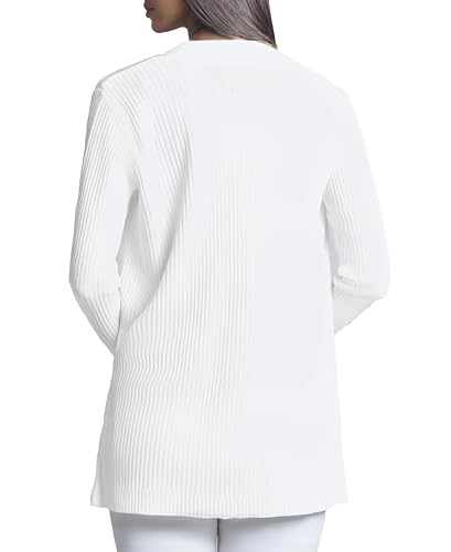 Image of Jones New York Women's Long Sleeve Cardigan with Side Slits