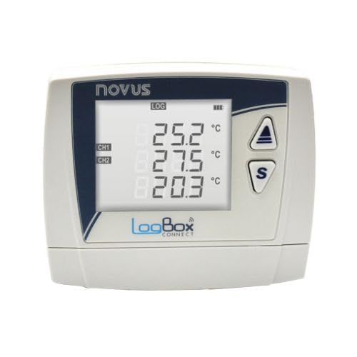8813004000 Novus LogBox Connect BLE Data Logger, 3 Analog + 1 Digital inputs,140K loggings