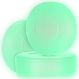 Mipcase Glow Hockey Puck Set of 3 Light up Ice Hockey Pucks for Training and Night Play Durable PVC Material Smooth Surface