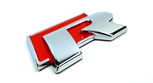 Wooya R Métal Autocollants De Voiture Modifié pour Volkswagen Magotan New Sagitar Golf 6-Rouge Cover