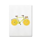 Lebensmittel Malerei Lustige Frucht Fahrrad Kunst Zitrone 