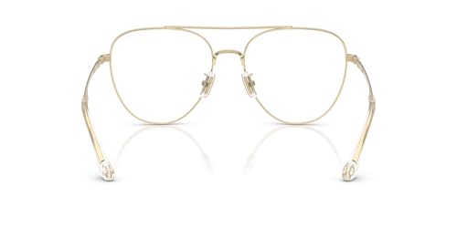 COACH HC7182 Sunglasses, Shiny Light Gold/Clear Blue Light, 56 mm - image 4
