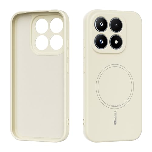 ϏՌgѓdbP[X Magnetic Case Compatible with Xiaomi 17, Soft Anti-Scratch Microfiber Lining, Slim Liquid Silicone Shockproof Protect