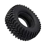 LRXIYODE 1個 100MM 模型車のタイヤ ゴム製車用タイヤ 空気入りタイプ 滑り止め加工 オフロード対応 1/10トラックカー用 ブラック