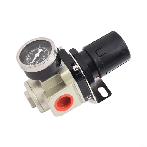 Jotekonoby Druckregelventil AR3000-03, 3/20.3 cm Metall Luftdruckregler für industrielle Druckluftanlagen mit SMC-Kompatibilität