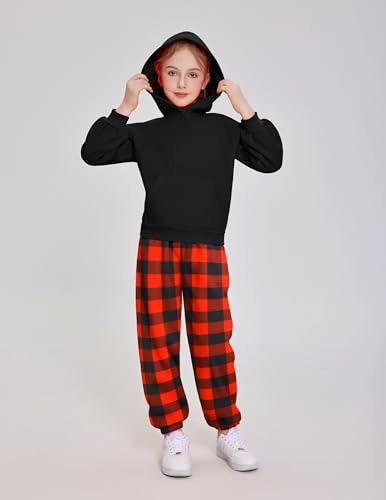 Image of Arshinet Girls 2 Piece Outfits Hoodie Sweatsuit Sets Oversized Sweatshirt and Baggy Fall Fashion Sweatpant with Pockets