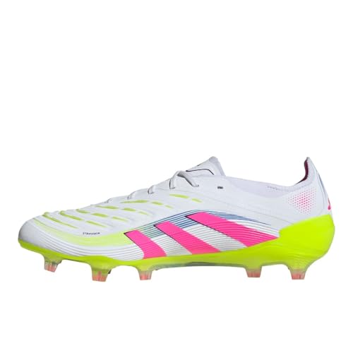 Image of adidas Elite Firm Ground Soccer Cleats - Pink, White