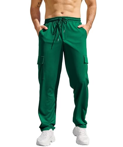 Pantalon de jogging homme extensible survêtement sport gym entraînement confortable