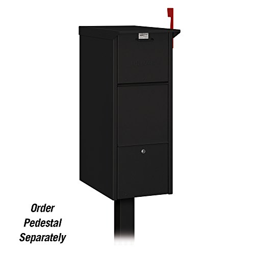 Mail Package Drop, Aluminum, Black #TOP5