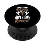Photo Gallery grafica divertente esperto di ginnastica con scritta "proud uncle of gymnast" popsockets popgrip intercambiabile Photo Gallery grafica divertente esperto di ginnastica con scritta "proud uncle of gymnast" popsockets popgrip intercambiabile
