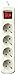 Silver Four Electronics 9634 â€“ Electric Base with Switch, White