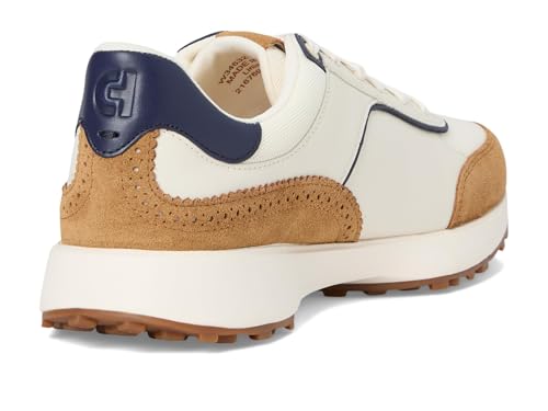 Cole Haan Cole Haan Women's Grand Crosscourt Hallet Runners, Ivory/Golden Honey Suede/Midnight Moon, 8.5-C US