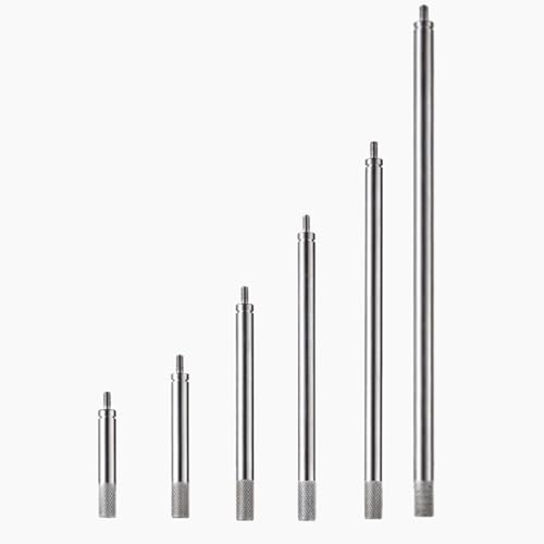 6pcs Dial Indicator Extension Stem Rod Set,30 40 60 80 100 150mm