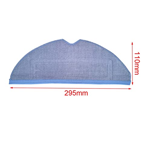 Mop Cloth Edge Brush Accessories Robot Vacuum Cleaner Wipes Spare Parts Fit for Xiaomi Fit for Roborock S7 S7MAX S7MAXV S70 S75 Vacuum Cleaner Parts(5 mop)