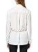 KARL LAGERFELD Paris Women's Sportswear Button Down, Soft White, X-Large