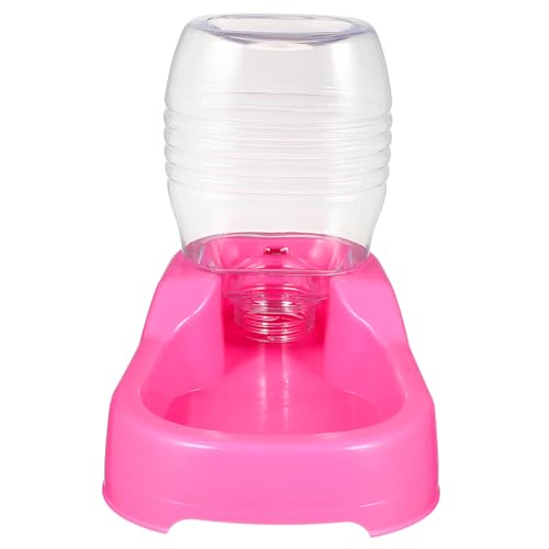 VICASKY Pet Water Feeder Bowl Creative Dog Water Dispenser for Puppies Unique Pink Design Automatic Pet Watering for Home