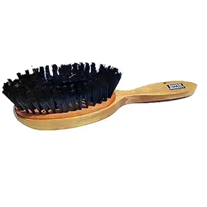 DroliaFresh Premium Coat Brush Dust Remover for Clothes, Suitable for Cloth Cleaning and as Lint Remover for Blazers, Jackets & Suits. Polished Hardwood PP Bristles (Pack of 1)