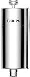 Philips Shower Filter, Water Softener for Hard Water Shower Head Filtration with Double Mesh & NSF Certified KDF Material, Reducing Chlorine/Impurities/Rust Sediments for Handheld Showerhead AWP1775CH