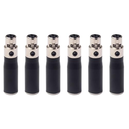 Adaptateur XLR Mini 3 Broches Mâle 4 Broches Connecteur Convertisseur Signal Hi-Fi Microphone