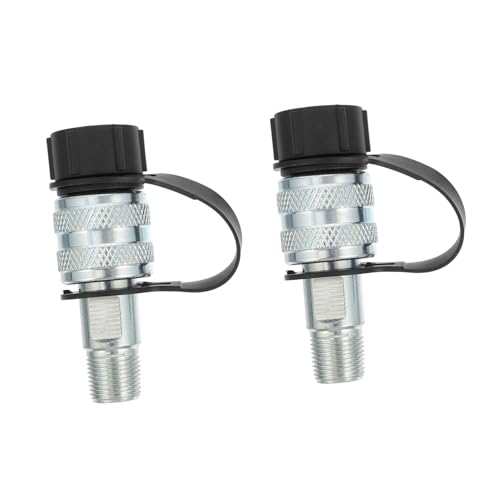 Raccord hydraulique rapide femelle haute pression 2 pièces pour flexible de transmission d'huile