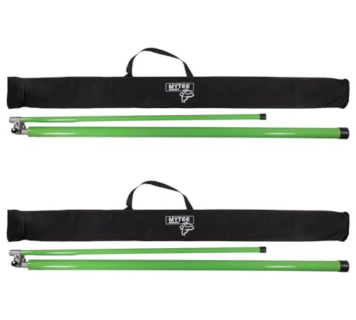 Mytee Products 2 Pack 27' Load Height Measurement Stick Tool w/Telescopic Mechanism - Adjustable Height Measuring Pole for Oversize Trucks &amp; Trailer with Carrying Bag