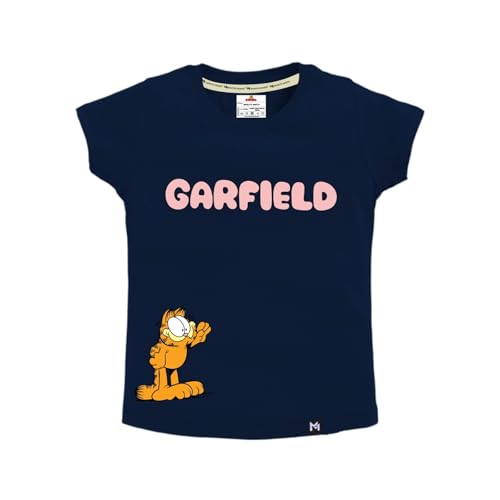 Image of Amazon Brand - Jam & Honey Baby-Girls Half Sleeve Graphic Printed T-Shirt | Round Neck | Regular Fit | Cartoon Characters (Available from 1-14 Years) (Pack of 3)