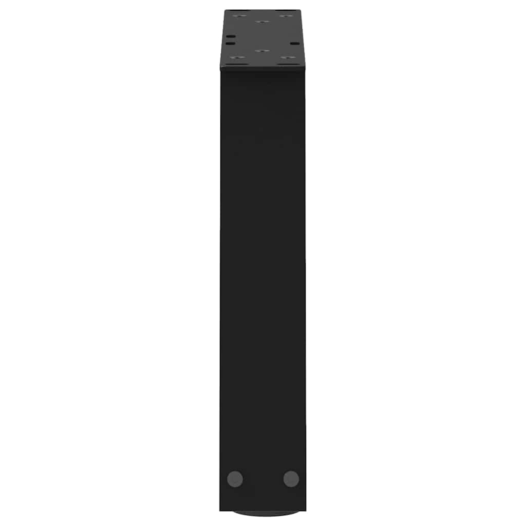 Couchtischbeine V-Form Schwarz 2 Stück 30x(30-31,3) cm Stahl höhenverstellbar für DIY Möbel BAU