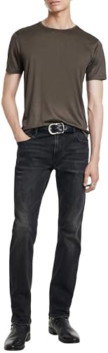 John Varvatos Men's Amanto Crew, Dark Brown3