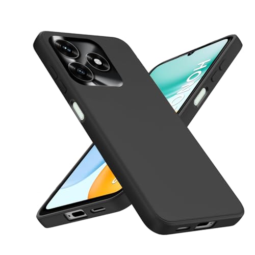LYJERRY Case for HONOR X5c Plus Phone Case Protector TPU Shockproof Cover Soft Slim Fit Anti-Scratch Protection Black
