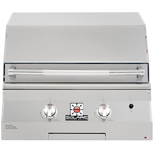 Solaire 27-Inch Deluxe Infrared Propane Built-In Grill, Stainless Steel #TOP23