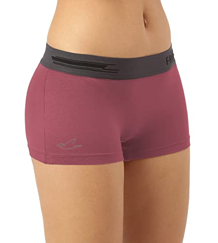 Image of Freecultr Women's Underwear Antibacterial Micromodal Airsoft | Boy Shorts | Ultra-Comfortable Sweat-Wicking & Skin-Friendly Fabric | No Irritation No Itching Stretchable & Breathable