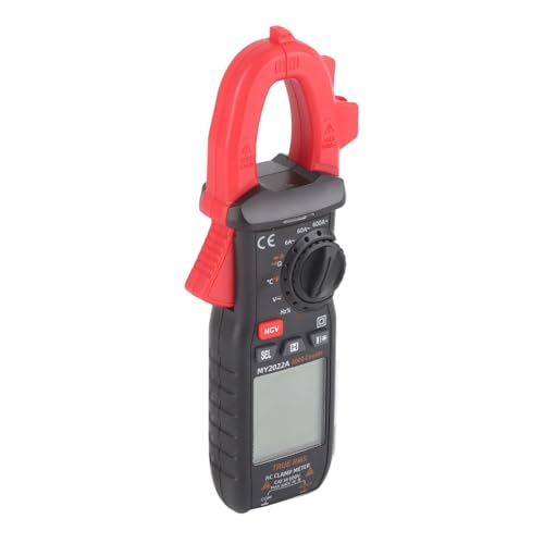 SEAFRONT Multimetro a Pinza Digitale, Materiale ABS, Misuratore di Resistenza di Tensione CA/CC, Test a Doppio Display per Elettricisti e Appassionati di Fai Te