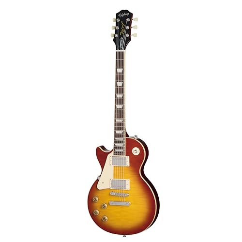 Epiphone エピフォンLes Paul Standard 50s レフティ Amazon | Epiphone Les Paul Standard 50s Figured Top Washed Cherry