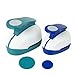 QIQQIKIN 2PCS Circle Cutter (1.5 inch+1 inch), Whole Hole Punch Shapes,Large Circular,Craft Punches for Paper Crafts Round Paper ，Journaling Handmade Cards,Gift Tags, Invitations,Scrapbook Supplies