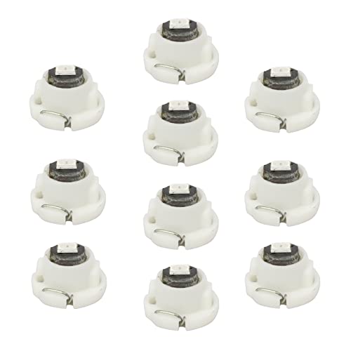 Image of WLJH Pink A /C Control Climate HVAC Panel Lights Dashboard Dash Heater Indicator Light Led Bulbs Replacement Kit For Camry Corolla Tacoma Matrix, Pack of 10 | 3030 SMD, 150lm, Dimmable, Corolla 2009-2013, Matrix 2009-2014, Twist-Lock Base, Direct Replacement, 10-Pack