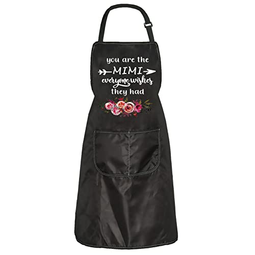 ZJXHPO Best Mimi Ever Gift From Grandchild Grandma Appreciation Gift You're The Mimi Schürze Muttertagsgeschenk, Mimi Schürze, Standard Cover