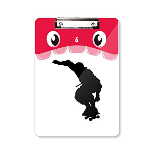 Porte-bloc pour patinage A4 avec planche à presse-papiers rigide