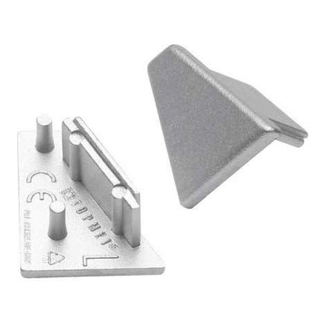 Brumberg Leuchten 53070260 End Piece for Corner Profile Silver Mechanical Accessories for Lights 4251433911937