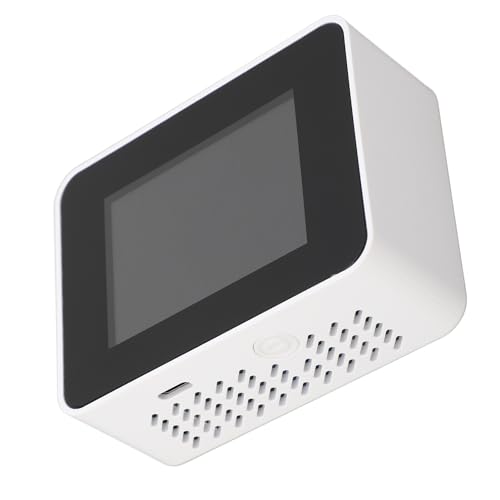 Cryfokt Detector de CO2 con Pilas, Detector de Dióxido de Carbono 5 en 1 Chip de Análisis de Alto Rendimiento ABS sin Calibración Portátil Preciso para el Hogar