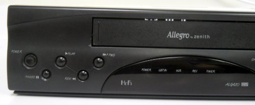 Allegro Alg420 Video Cassette Recorder Player Vcr W/ Hi Fi Stereo #TOP1