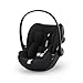 CYBEX Gold Babyschale Cloud G i-Size Plus und ISOFIX Basis Base G, Inkl. Neugeboreneneinlage, Ab Geburt bis ca. 24 Monate, Für Kinder ab 40 cm bis 87 cm, Max. 13 kg, Moon Black
