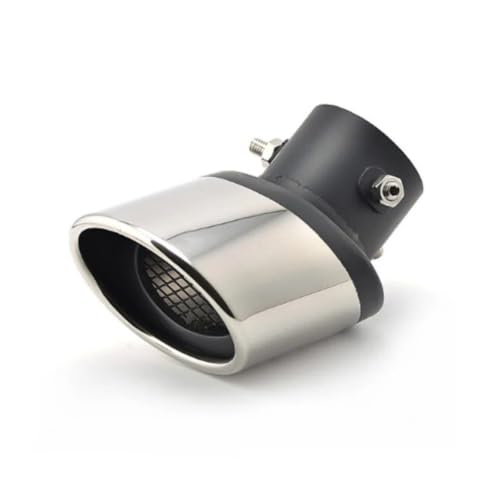 Cola de escape cromada para Mitsubishi Outlander, ASX y Lancer con silenciador curvo