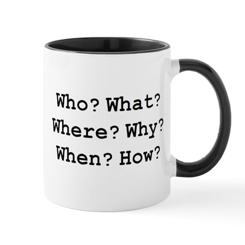CafePress Who What Why 11 Oz Ceramic Mug 11 oz